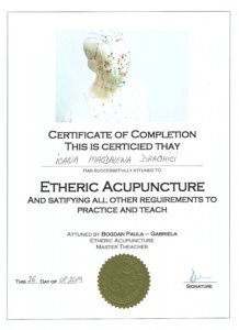 Dipl. Etheric Acupuncture